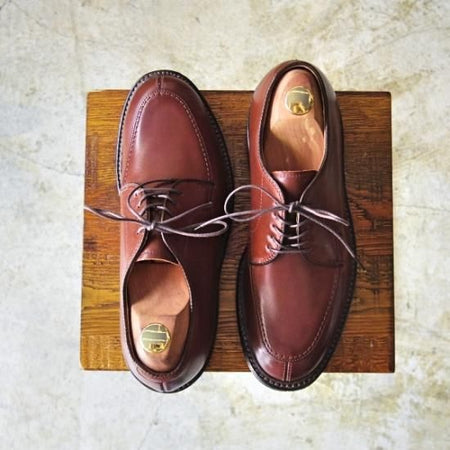 未使用★オールデン 5.5D【★ビームス別注/BEAMS/モックトゥ ブルチャー/レイドンラスト/Uチップ/7112】ALDEN★b099