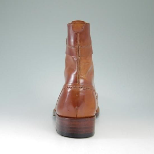 極美品★ショセ 25cm/40【希少色★マホガニー系/コードバン/ホーウィン社】c-7060/ブーツ/chausser★b102