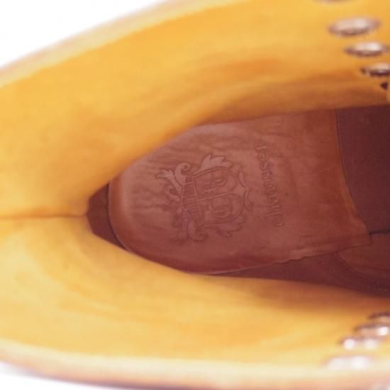 極美品★ショセ 25cm/40【希少色★マホガニー系/コードバン/ホーウィン社】c-7060/ブーツ/chausser★b102