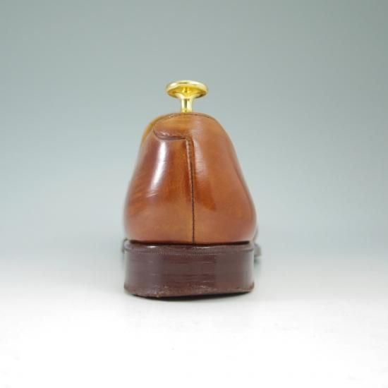 美品★クロケット&ジョーンズ UK6.5/US7E【★ラルフローレン/パープルレーベル別注】RalphLauren/パンチドキャップトゥ/Crockett&Jones★b106