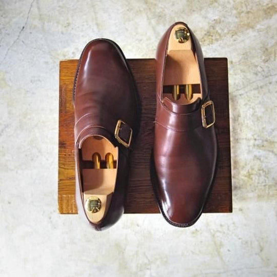 極美品★チャーチ 80G/UK8【★100ラスト/WESTBURY/ウェストバリー/4都市ロゴ/モンクストラップ】Church's★b110