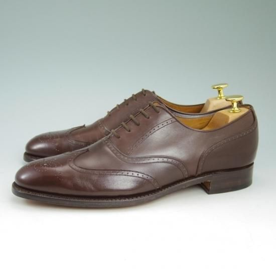 新品★チャーチ SIZE US8程度/UK7.5程度【★希少!!米国ライン/ROYAL TWEED】チーニー製/CHEANEY/フルブローグ/Church's★b112