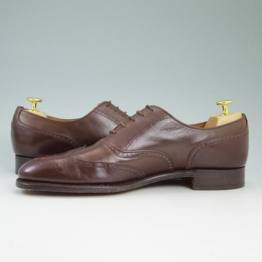 新品★チャーチ SIZE US8程度/UK7.5程度【★希少!!米国ライン/ROYAL TWEED】チーニー製/CHEANEY/フルブローグ/Church's★b112