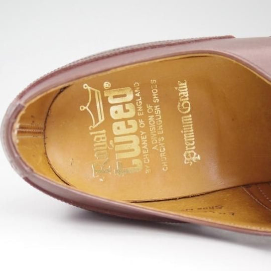 新品★チャーチ SIZE US8程度/UK7.5程度【★希少!!米国ライン/ROYAL TWEED】チーニー製/CHEANEY/フルブローグ/Church's★b112