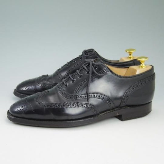 美品★オールデン 6.5E/コードバン【★希少!!ブルックスブラザーズ別注】00072/フルブローグ/BROOKS BROTHERS/Alden★b113