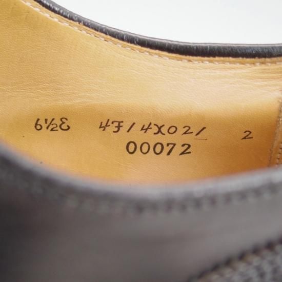 美品★オールデン 6.5E/コードバン【★希少!!ブルックスブラザーズ別注】00072/フルブローグ/BROOKS BROTHERS/Alden★b113