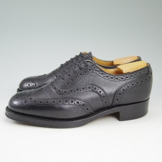 極上★(英)サンダース UK6【★シボ革/フルブローグ】1994/SANDERS★b114