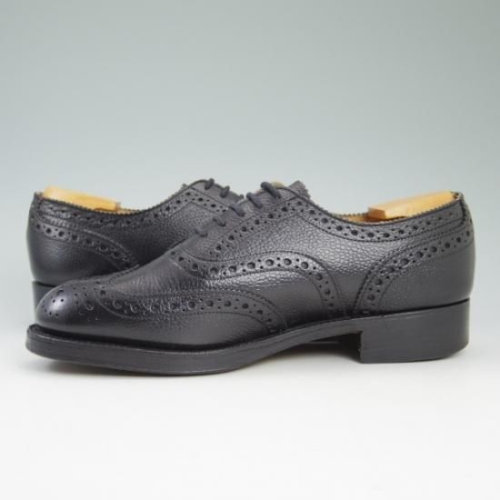 極上★(英)サンダース UK6【★シボ革/フルブローグ】1994/SANDERS★b114