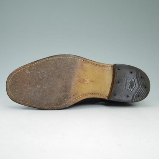 極上★(英)サンダース UK6【★シボ革/フルブローグ】1994/SANDERS★b114