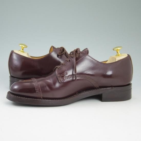 美品★(英)サンダース UK6.5【★ストレートチップ】8803R/ポリッシュドカーフ/SANDERS★b115