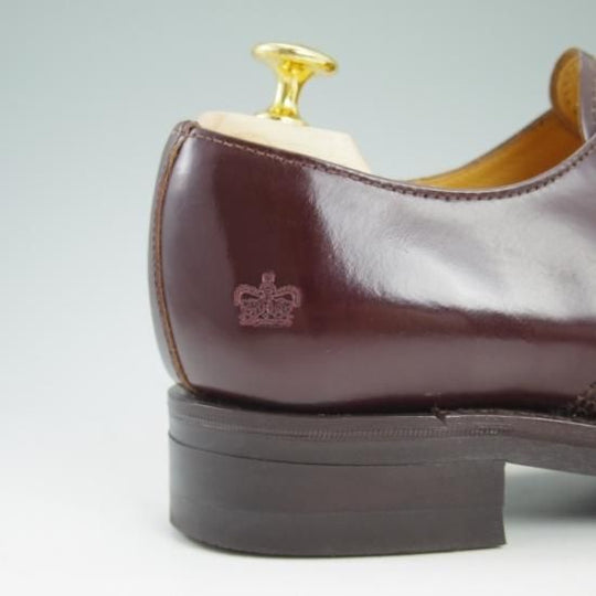 美品★(英)サンダース UK6.5【★ストレートチップ】8803R/ポリッシュドカーフ/SANDERS★b115