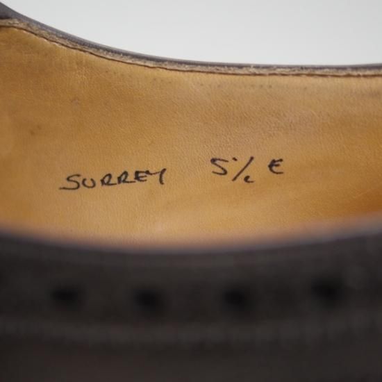 美品★クロケット&ジョーンズ 5.5E【★ハンドグレード/マスターロイド】ロイドフットウェア/Surrey/Lloyd Footwear/Crockett&Jones★b116