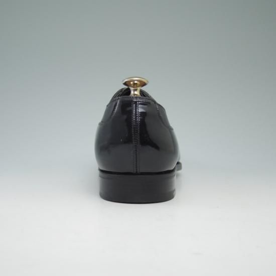 新品★エドワードグリーン 5.5E/808ラスト【★希少!!コンビ仕様】カーフ/パテント/エナメル/プレーントゥ/EDWARD GREEN★b122