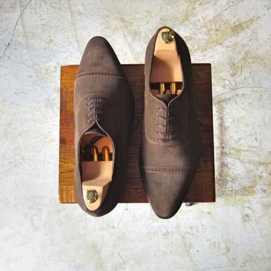 新品★ジョンロブ 9EE【★希少!!2511ラスト/CHIGWELL/チグウェル】スエード/パンチドキャップトゥ/JOHN LOBB★b123