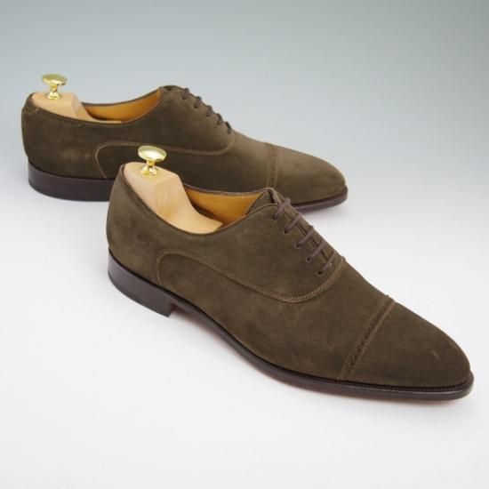 新品★ジョンロブ 9EE【★希少!!2511ラスト/CHIGWELL/チグウェル】スエード/パンチドキャップトゥ/JOHN LOBB★b123