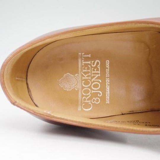 極美品★クロケット＆ジョーンズ 7E【★ハラム/HALLAM/348ラスト/ストレートチップ】Crockett＆Jones★b129