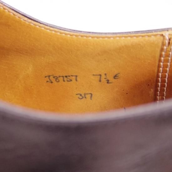 クロケット製　 Lioyd footwear　上質素材の個体　名作サドル　7.5 クロケット製 Lioyd footwear 上質素材の個体 名作サドル 7.5 サドル