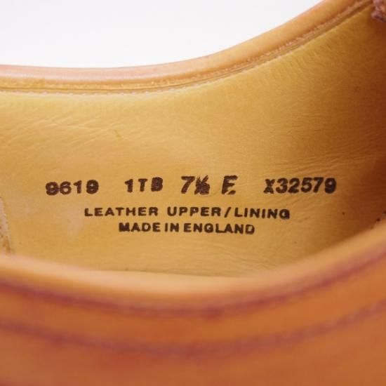 ★クロケット&ジョーンズ 7.5E【★ポールスミス別注/PaulSmith/フルブローグ】Crockett＆Jones★b131