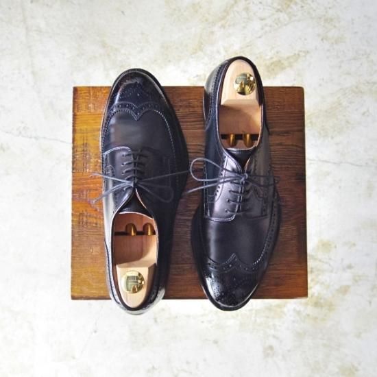 美品★ジョンストン&マーフィー SIZE 6.5【★アリストクラフト/ARISTOCRAFT】LD18-T/フルブローグ/JOHNSTON&MURPY★b136