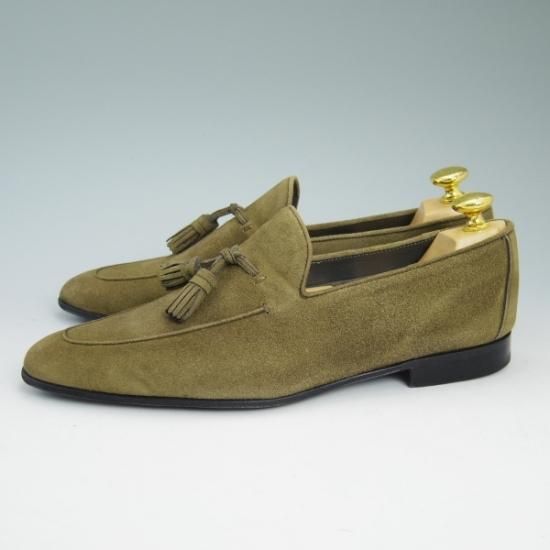 極美品★マグナーニ SIZE 41【★タッセルローファー/スエード】MAGNANNI★b142