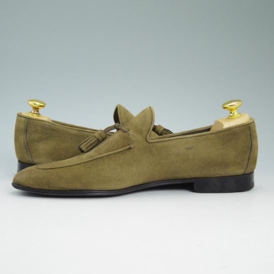 極美品★マグナーニ SIZE 41【★タッセルローファー/スエード】MAGNANNI★b142