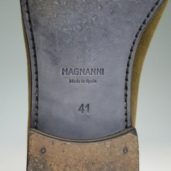 極美品★マグナーニ SIZE 41【★タッセルローファー/スエード】MAGNANNI★b142