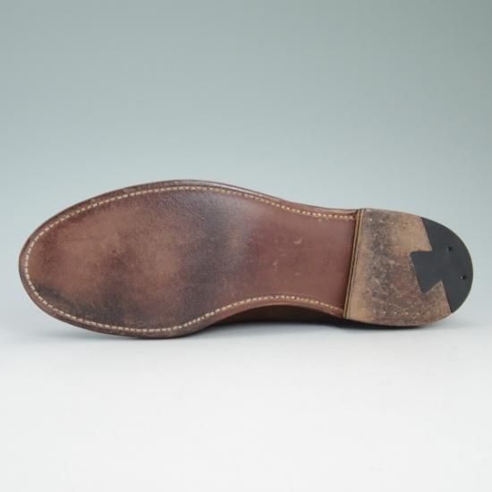 極美品★オールデン 8.5D【★ハワイ名店!!Leather Soul/レザーソウル別注】ヴァンラスト/6245F/VAN/スエード/コインローファー/Alden★b143