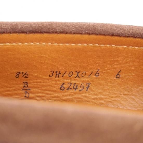極美品★オールデン 8.5D【★ハワイ名店!!Leather Soul/レザーソウル別注】ヴァンラスト/6245F/VAN/スエード/コインローファー/Alden★b143
