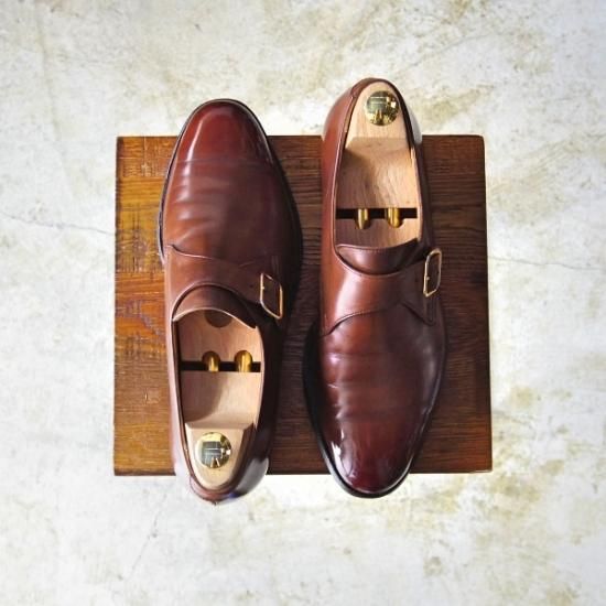 極上★クロケット&ジョーンズ UK7/US7.5E【★ブルックスブラザーズ別注】Peal&co BROOKS BROTHERS/240ラスト/Crockett&Jones★b144