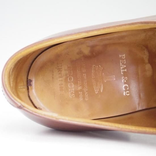 極上★クロケット&ジョーンズ UK7/US7.5E【★ブルックスブラザーズ別注】Peal&co BROOKS BROTHERS/240ラスト/Crockett&Jones★b144