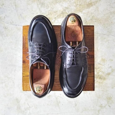 極上★パラブーツ SIZE 9【★シャンボード/CHAMBORD/TEXソール/Uチップ/リスレザー/NOIR】Paraboot★b147