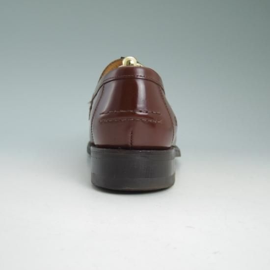 美品★(英)サンダース UK8【★DELUXE別注品】ペニーローファー/Penny Loafer/9838T/コインローファー/SANDERS★b148