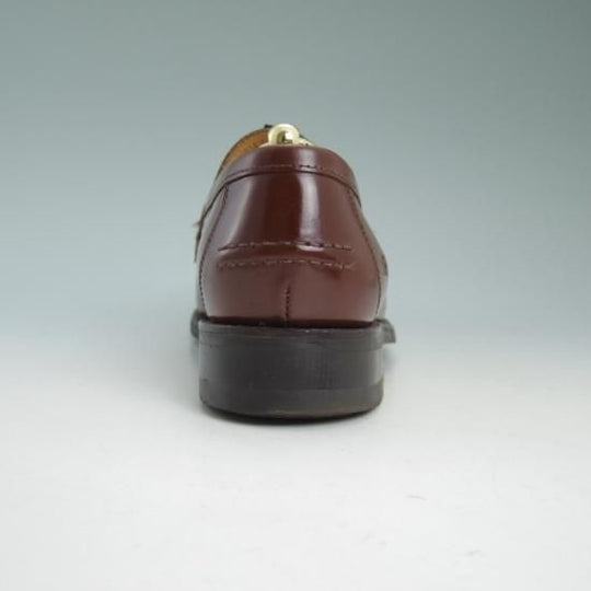 美品★(英)サンダース UK8【★DELUXE別注品】ペニーローファー/Penny Loafer/9838T/コインローファー/SANDERS★b148