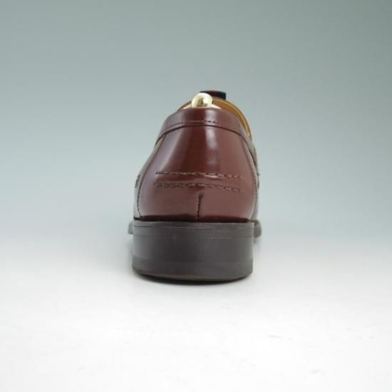 美品★(英)サンダース UK8【★DELUXE別注品】ペニーローファー/Penny Loafer/9838T/コインローファー/SANDERS★b148