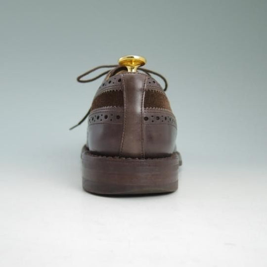 美品★トリッカーズ SIZE 7.5【★希少!!カーフ×スエード コンビ仕様】M5164/カントリーシューズ/短靴/ロングウイング/Tricker's★b149