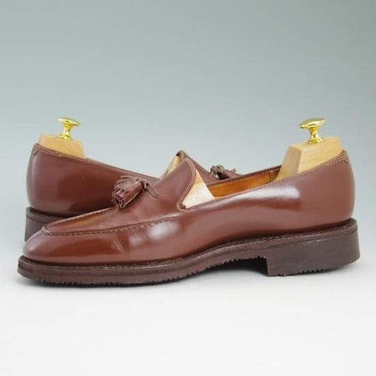 ★ジョンロブ ロンドン UK8程度【時価80万円程度★最高級!!ビスポーク商品】タッセルローファー/JOHN LOBB LONDON★b153