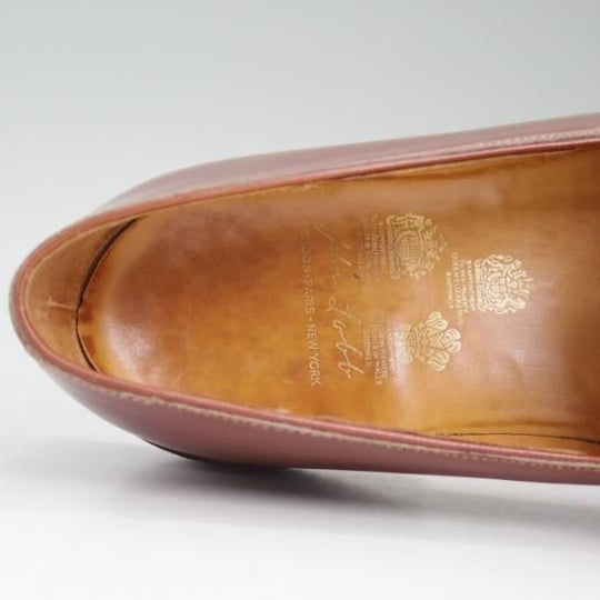 ★ジョンロブ ロンドン UK8程度【時価80万円程度★最高級!!ビスポーク商品】タッセルローファー/JOHN LOBB LONDON★b153