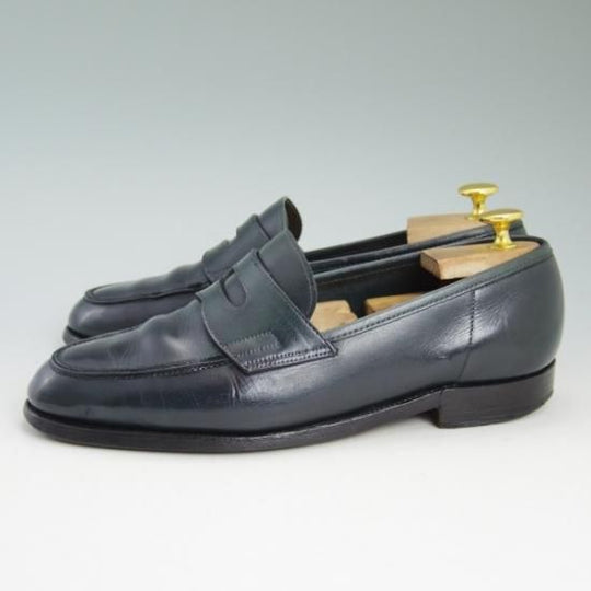 ★ジョンロブ UK7.5程度【★コインローファー/RIO/リオ/PARISロゴ/旧ロゴ】JOHN LOBB★b154
