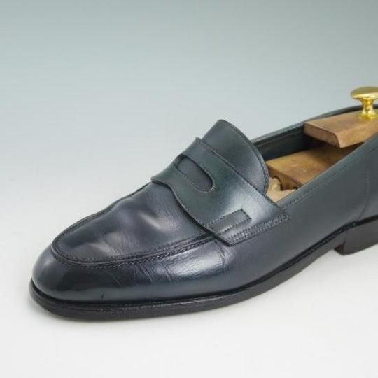 ★ジョンロブ UK7.5程度【★コインローファー/RIO/リオ/PARISロゴ/旧ロゴ】JOHN LOBB★b154
