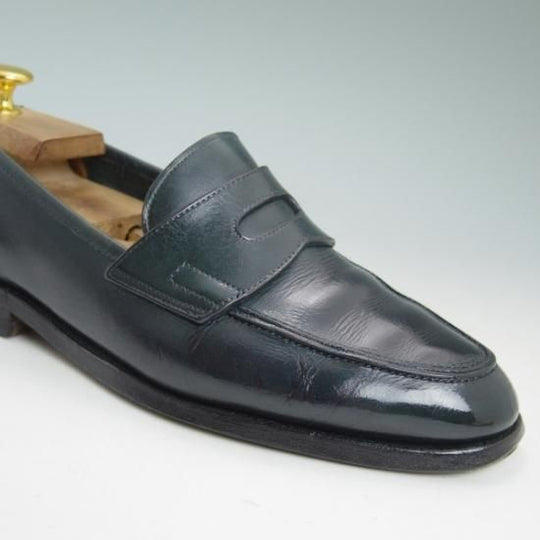 ★ジョンロブ UK7.5程度【★コインローファー/RIO/リオ/PARISロゴ/旧ロゴ】JOHN LOBB★b154