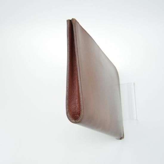 美品★クラッチバッグ【★英国/イギリス製】カーフ レザー/茶/メンズ ビジネス バッグ★N4812