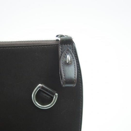 美品★(仏)シャンボールセリエ/CHAMBORD SELLIER【定価7.8万円★クラッチバッグ】レザー/濃茶/メンズ ビジネス バッグ★N4813