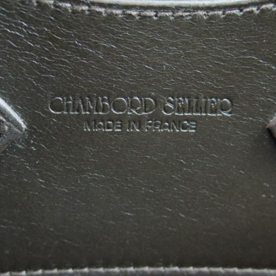 美品★(仏)シャンボールセリエ/CHAMBORD SELLIER【定価7.8万円★クラッチバッグ】レザー/濃茶/メンズ ビジネス バッグ★N4813