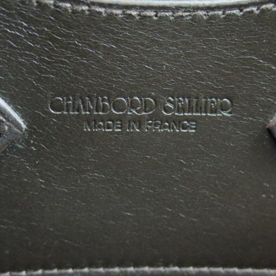 美品★(仏)シャンボールセリエ/CHAMBORD SELLIER【定価7.8万円★クラッチバッグ】レザー/濃茶/メンズ ビジネス バッグ★N4813