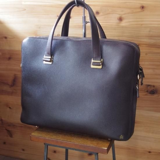 未使用級 極美品 dunhill ダンヒル レザー 本革 ビジネスバッグ ☆ダンヒル/dunhill【定価10万円以上☆Adv8/ブリーフケース