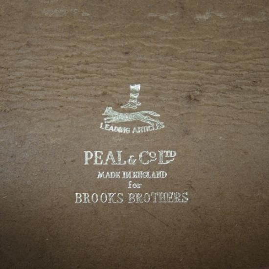 極上★ブルックスブラザーズ/BROOKS BROTHERS【★英国製】クラッチバッグ/茶/メンズ ビジネス バッグ★N4819