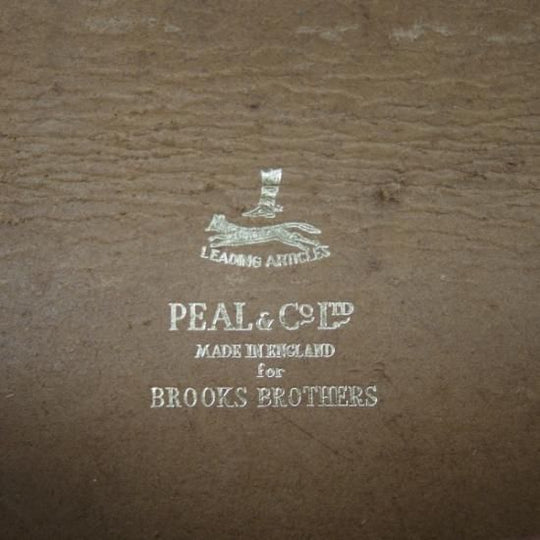 極上★ブルックスブラザーズ/BROOKS BROTHERS【★英国製】クラッチバッグ/茶/メンズ ビジネス バッグ★N4819