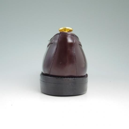 美品★(米)アレンエドモンズ 8C【★タッセルローファー/Grayson】ポリッシュレザー/赤茶/メンズ/ALLEN EDMONDS★b156