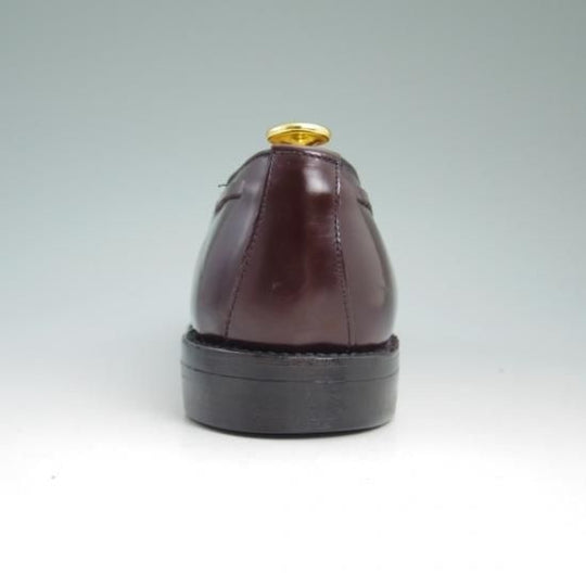 美品★(米)アレンエドモンズ 8C【★タッセルローファー/Grayson】ポリッシュレザー/赤茶/メンズ/ALLEN EDMONDS★b156