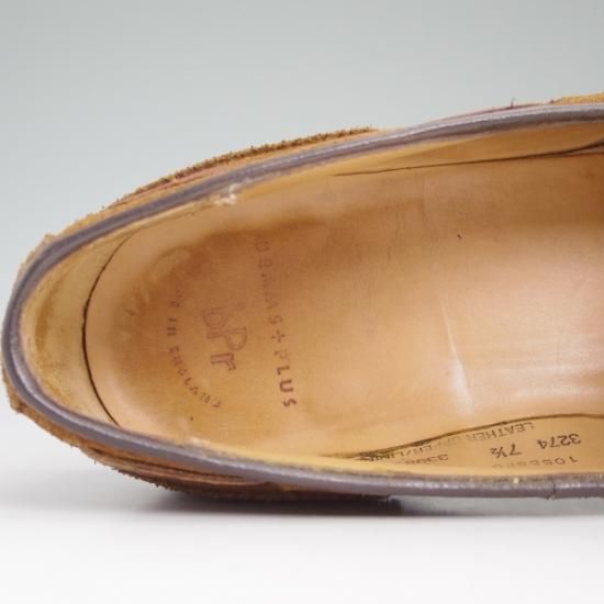 極上★(英)アルフレッドサージェント UK7.5【★BEAMS別注品】タッセルローファー/スエード/サージェント/Alfred Sargent★b158